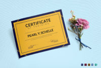 Professional Karate Certificate Template