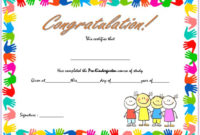 Professional Kindergarten Graduation Certificate Printable