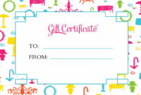 Professional Tattoo Gift Certificate Template Coolest Designs