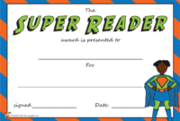 Simple Accelerated Reader Certificate Templates