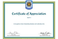 Simple Certificate Of Appreciation Template Doc