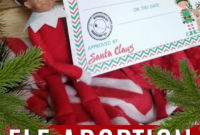 Simple Elf Adoption Certificate Free Printable