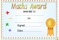 Simple Free Printable Certificate Templates For Kids