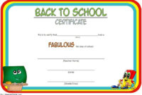 Simple Free School Certificate Templates