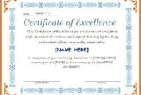 Simple Professional Certificate Templates For Word