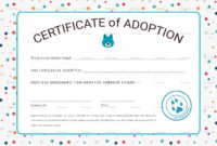 Simple Rabbit Adoption Certificate Template 6 Ideas Free