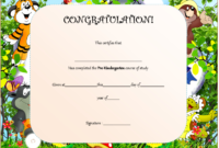 Stunning 7 Kindergarten Diploma Certificate Templates Free