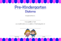 Stunning 7 Kindergarten Diploma Certificate Templates Free