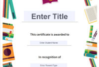 Stunning Accelerated Reader Certificate Templates