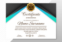 Stunning Certificate Of Appreciation Template Free Printable
