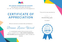 Stunning Certificate Of Appreciation Template Word
