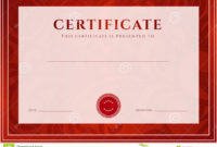 Stunning Certificate Scroll Template