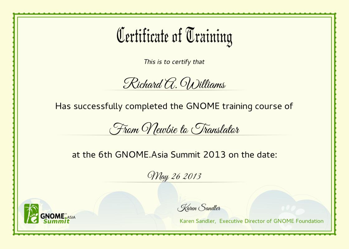 Stunning Class Completion Certificate Template