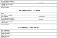 Stunning Mexican Marriage Certificate Translation Template