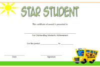 Stunning Player Of The Day Certificate Template