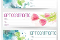 Stunning Valentine Gift Certificate Template