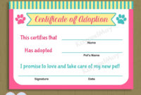 Top Cat Birth Certificate Free Printable