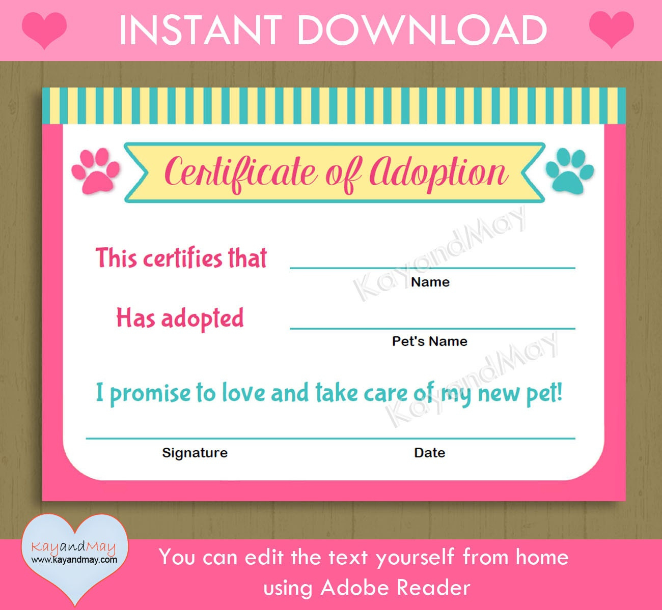Top Cat Birth Certificate Free Printable