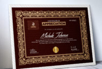 Top Certificate Of Appreciation Template Word