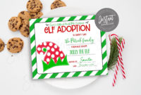 Top Elf Adoption Certificate Free Printable