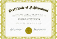 Top Free Certificate Of Completion Template Word