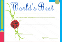 Top Free Printable Best Husband Certificate 7 Designs