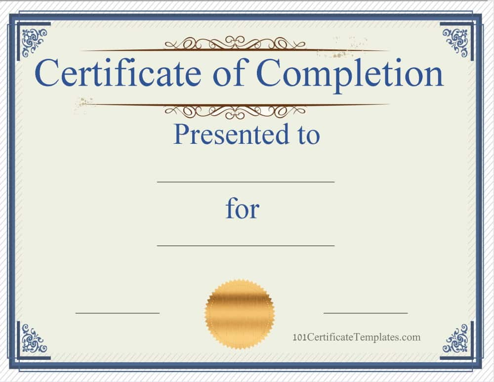Top Free Printable Blank Award Certificate Templates