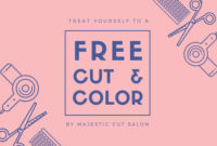 Top Free Printable Hair Salon Gift Certificate Template