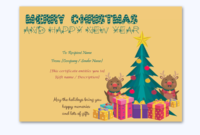 Top Merry Christmas Gift Certificate Templates