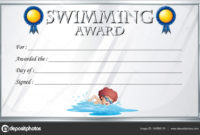 Top Swimming Certificate Template