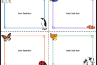 Task Card Template For Efficient Project Management