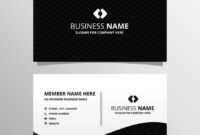 Elegant Black And White Business Card Templates: Free And Customizable