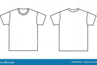 Printable Blank T-Shirt Template