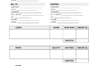 Mobile Phone Invoice Template