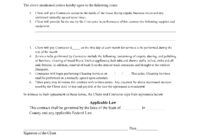 Janitorial Service Agreement Template