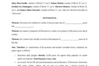 Collateral Loan Agreement Template: A Comprehensive Guide