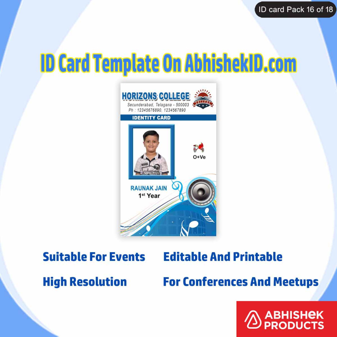 / College ID Card Template Design Files –  PSD PhotoShop