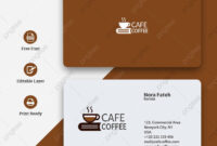 Professional Coffee Business Card Template