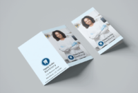 Elegant Fold-Over Business Card Template For Professional Networking