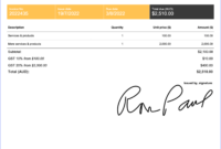 Invoice Template Document In Microsoft Word