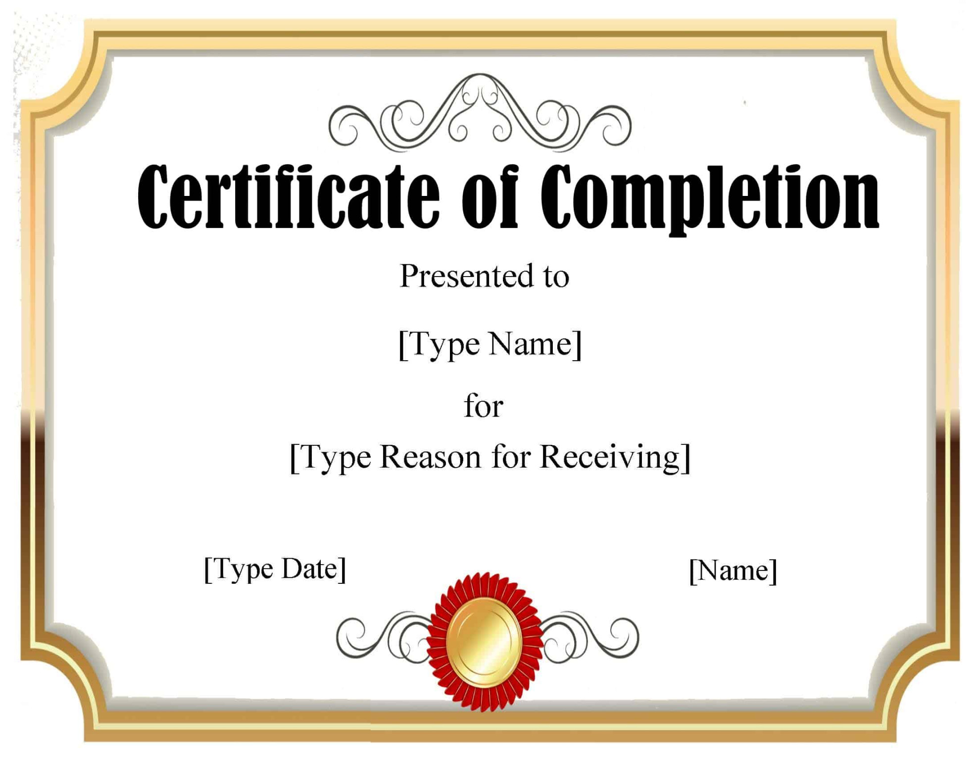 FREE Certificate Template Word  Instant Download