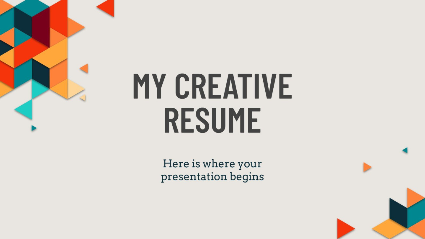 Free Creative Google Slide and PowerPoint templates