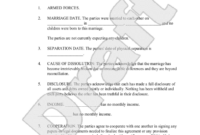 Sample Property Settlement Agreement