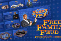 A Comprehensive Family Feud Game Template In PowerPoint For Free Download