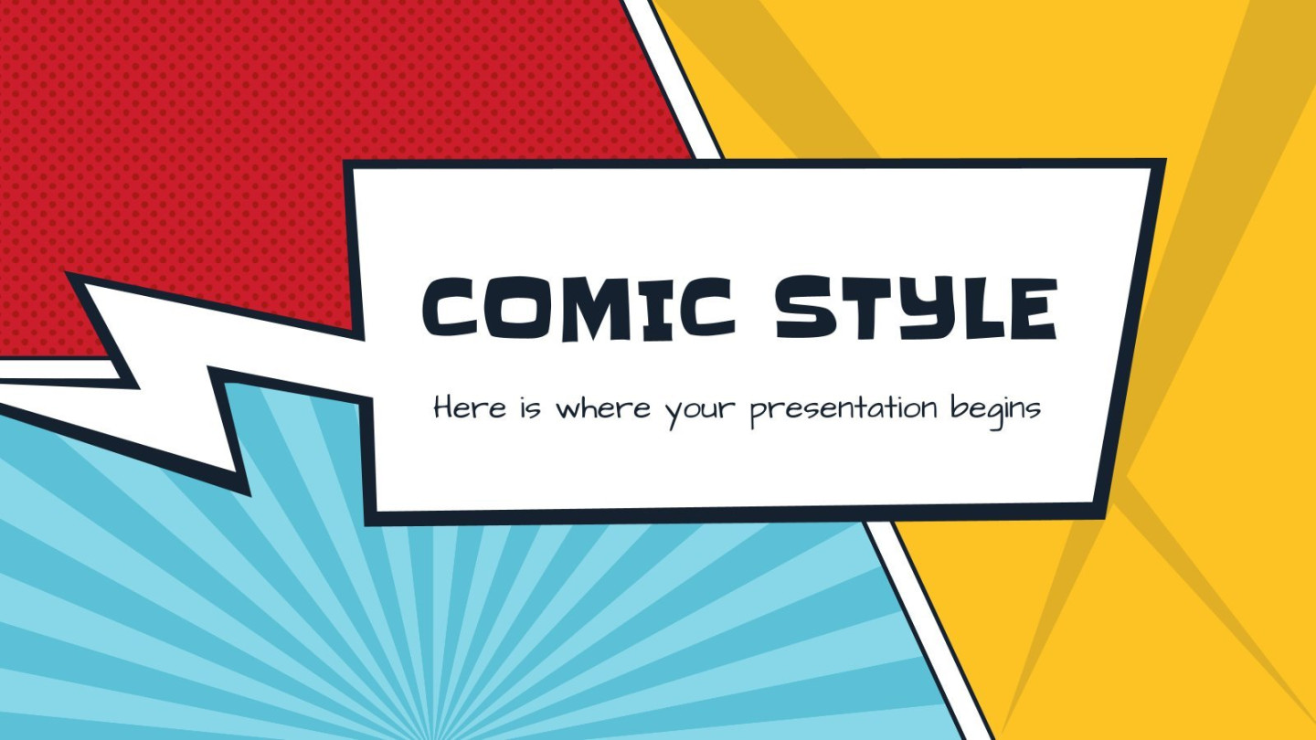 Free Google Slides & PPT templates related to Comic Books