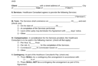 Physician Consulting Agreement Template