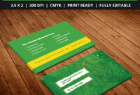 Landscaping Business Card Template: A Professional And Memorable Design