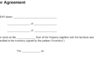 Standard Form Basic Lodger Agreement Template