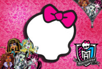 A Formal Template For Monster High Birthday Cards