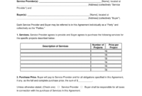 Standard SLA Agreement Template For IT Services